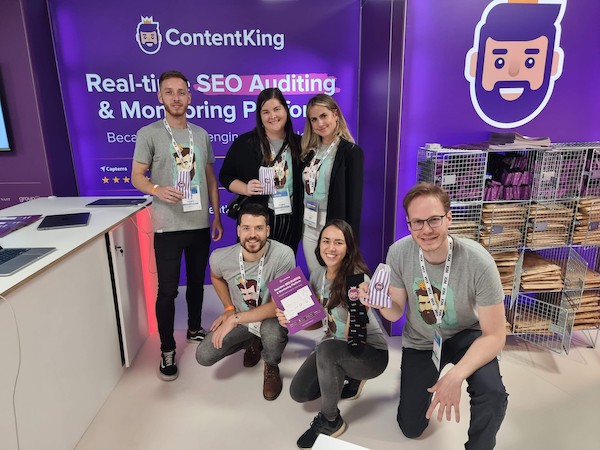 ContentKing team at brightonSEO Autumn 2021